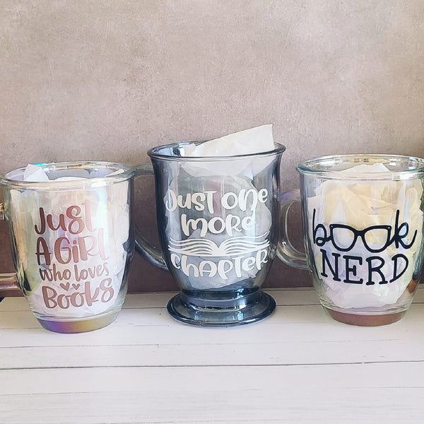 Iridescent Bookish Bubble Mugs