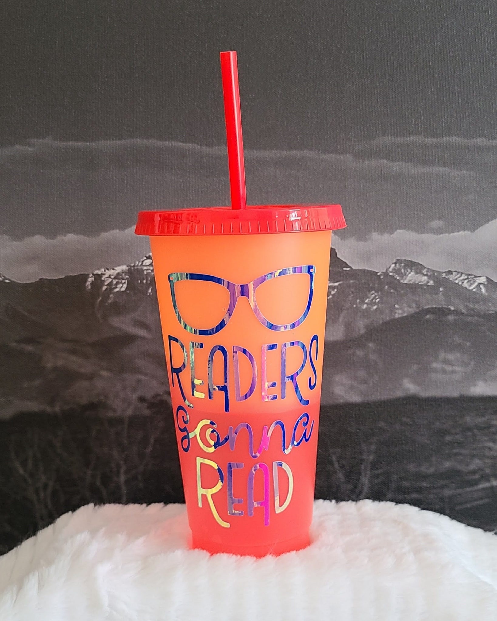 Color Changing Bookworm Cold Beverage Tumblers - Classic Colors Collection