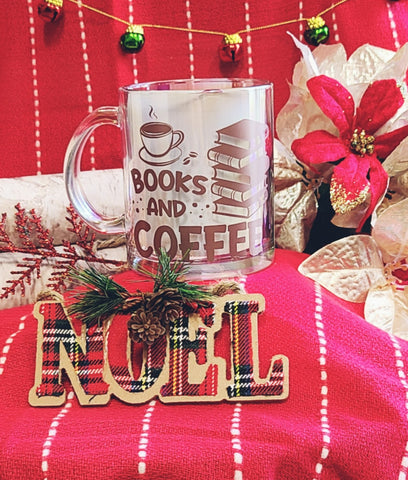 Books and Coffee Iridescent Mug