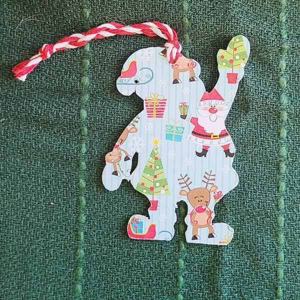 Christmas Shaped Wooden Bookmarks/Ornaments