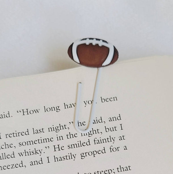 Football Paperclip Bookmarks