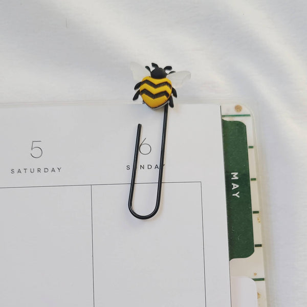 Bee Paperclip Bookmarks