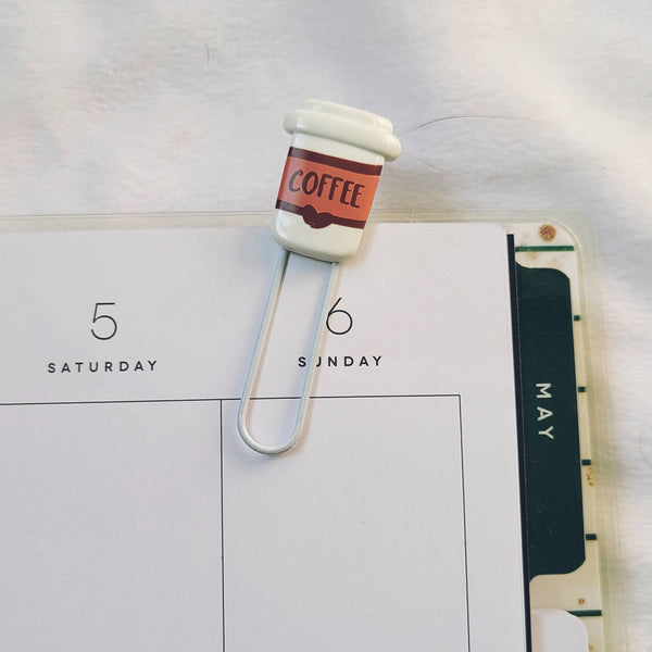 Coffee Paperclip Bookmarks