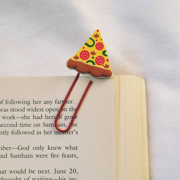 Pizza Paperclip Bookmarks