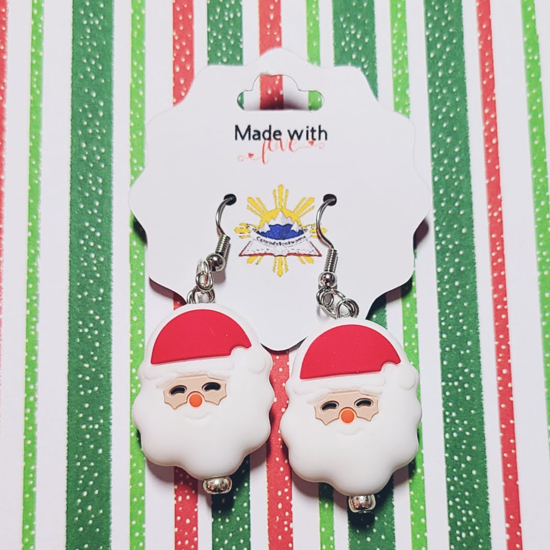 Santa Earrings