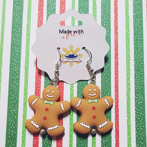 Gingerbread Cookie Earrings