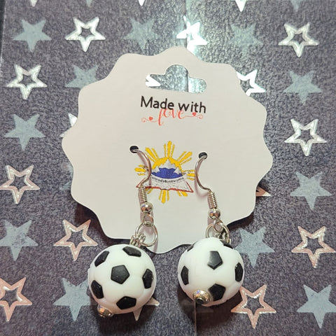 Soccer Ball Earrings