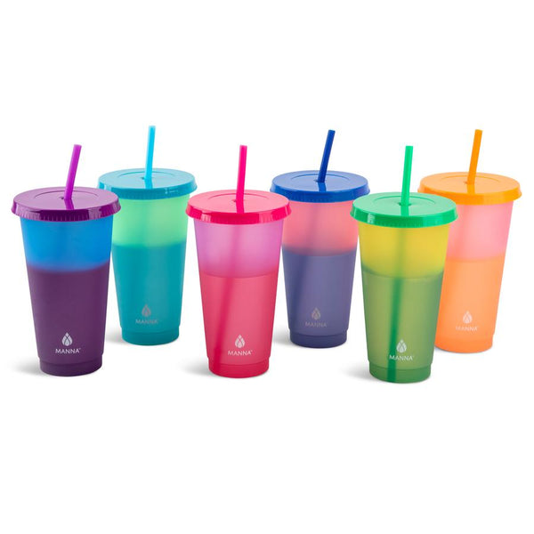 Cold Beverage Color Changing Tumblers - Rainbow Collection