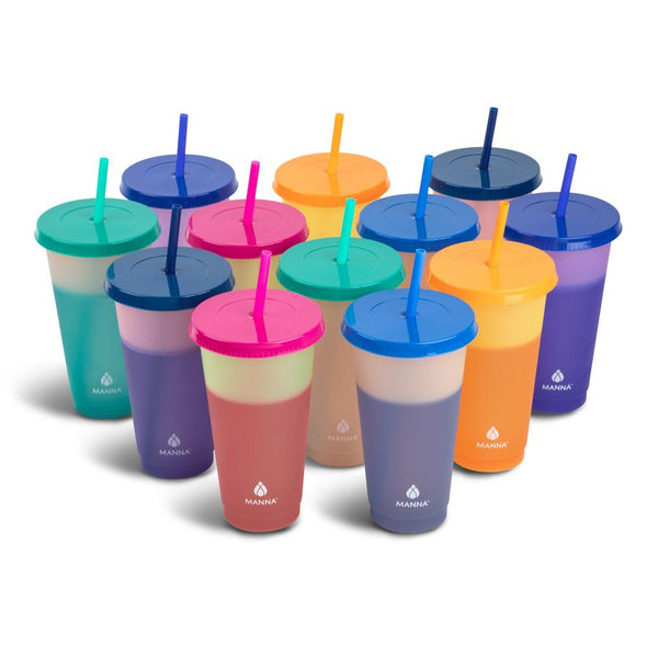 Cold Beverage Color Changing Tumblers - Tropical Collection