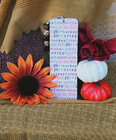 Thanksgiving Feast Wooden Bookmark